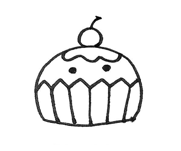 Learn to draw cup cakes