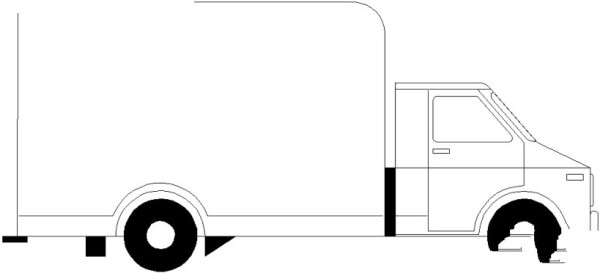 Delivery Truck Simple Drawing Picture