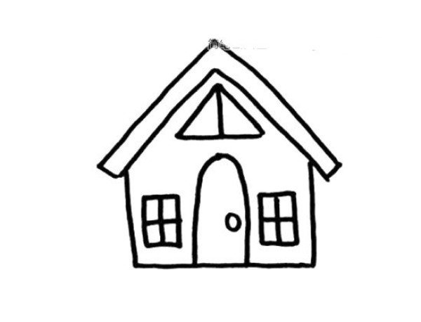 6 beautiful simple drawing pictures of small houses