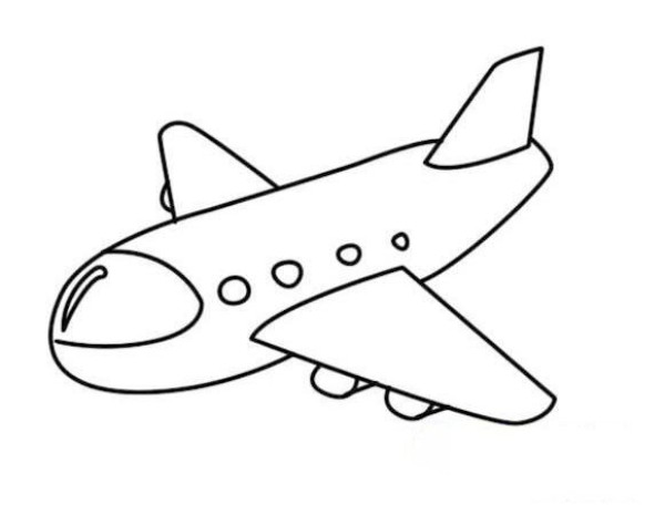 How to draw a passenger aircraft and a space shuttle