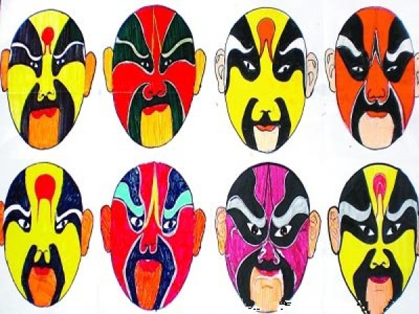 Eight types of Peking Opera facial makeup