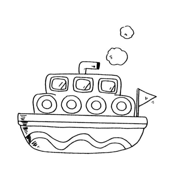 multi-story boat