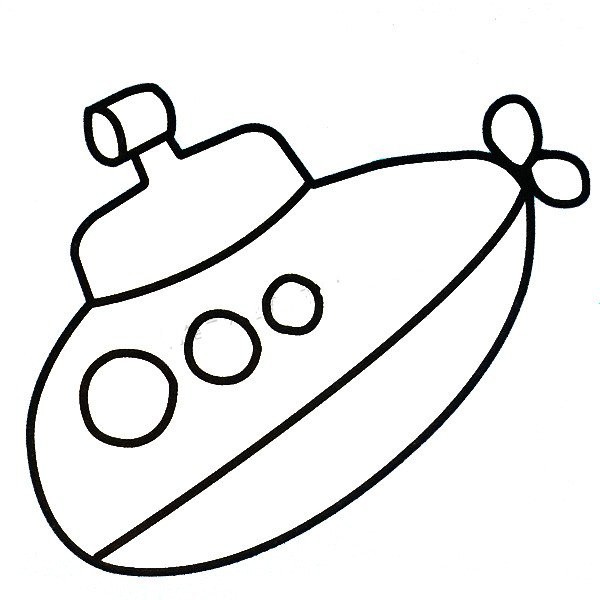 Children learn to draw submarines