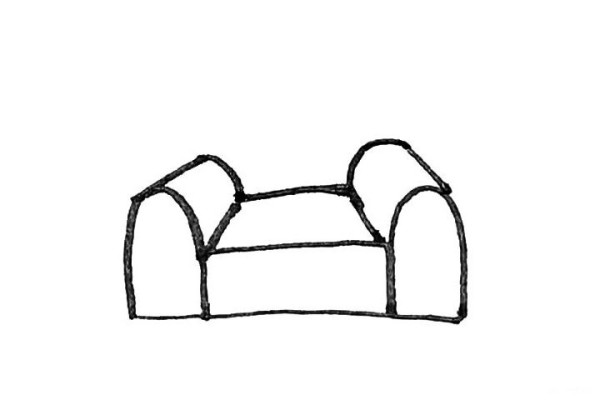 Learn to draw sofa