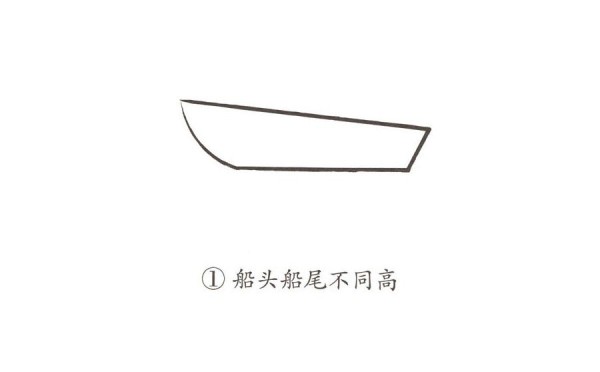 Simple drawing of straw boat