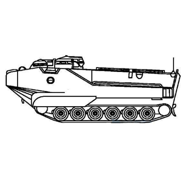 Simple strokes of infantry fighting vehicle