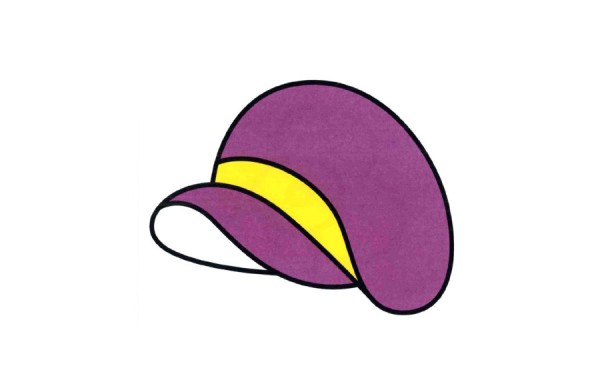 How to draw a simple hat