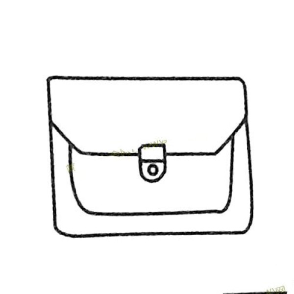 A complete collection of simple drawings of bags and drawing methods