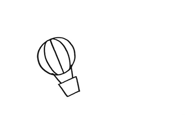 How to draw a hot air balloon