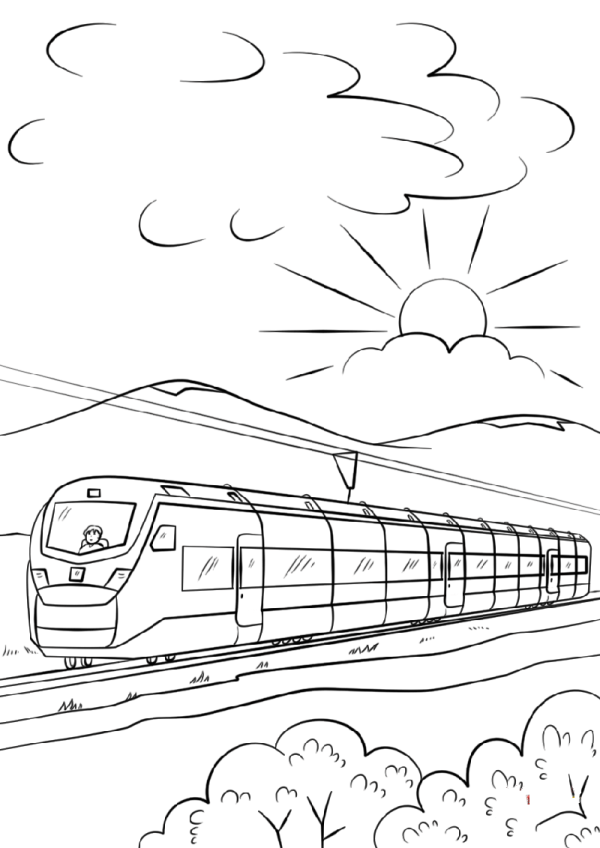 Intercity high-speed train