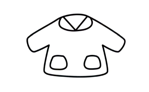 Simple drawing method of cotton-padded jacket