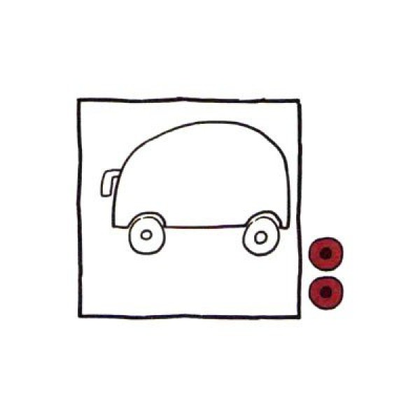 How to draw a cute simple drawing of a bus in four steps