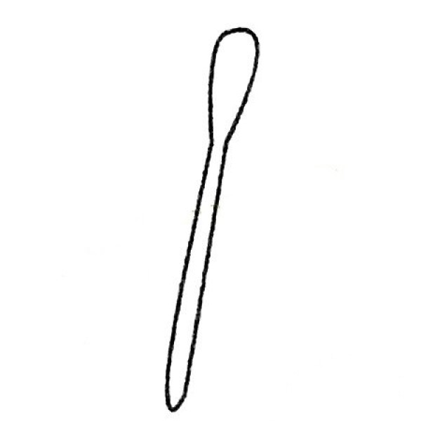 Complete collection of simple strokes of toothbrush and drawing steps