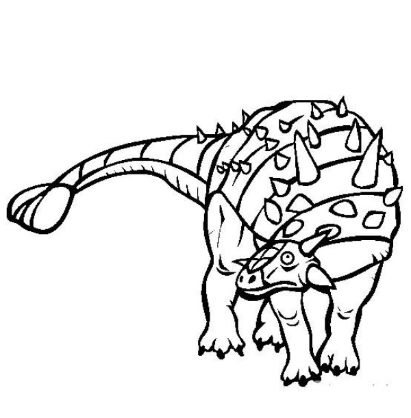 Dinosaur picture collection Baotoulong simple drawing picture