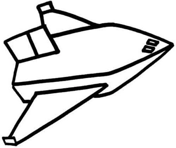 Simple drawings of cartoon passenger planes, fighter jets and helicopters