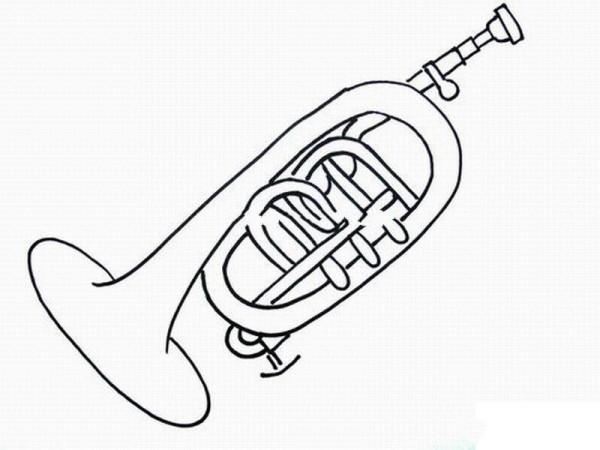 Simple picture of cornet