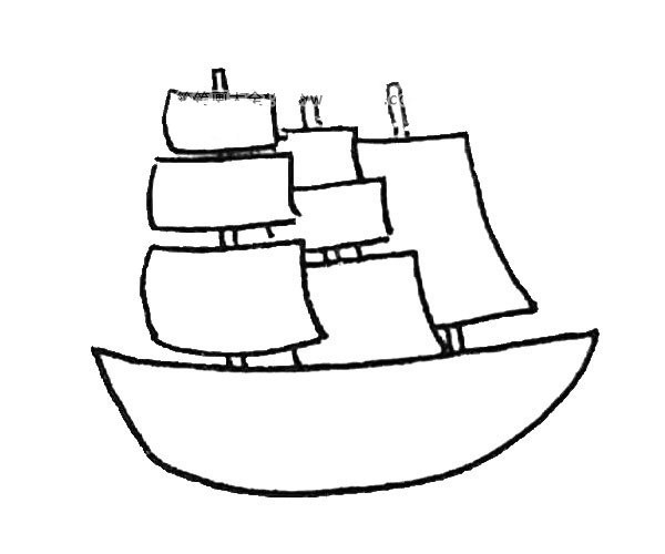 Learn to draw a beautiful sailboat