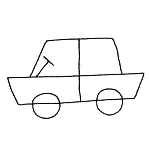 How to draw a simple car