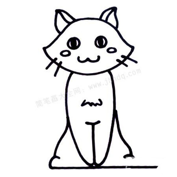 Learn to draw a cat video tutorial