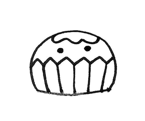 Learn to draw cup cakes