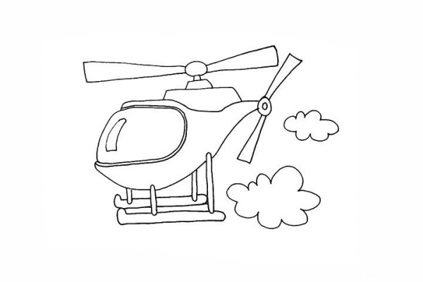 How to draw a helicopter