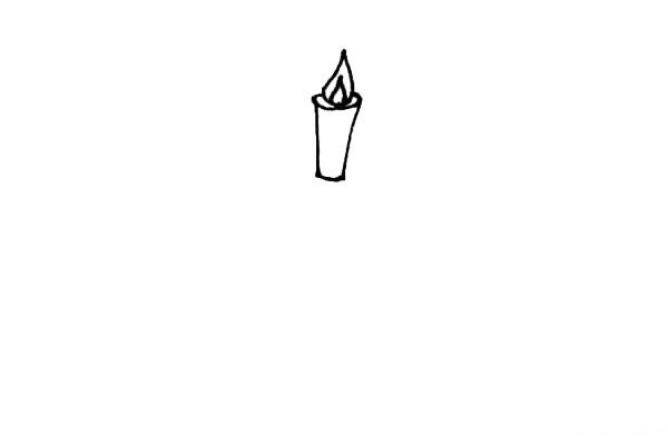 Learn to draw a birthday cake easily