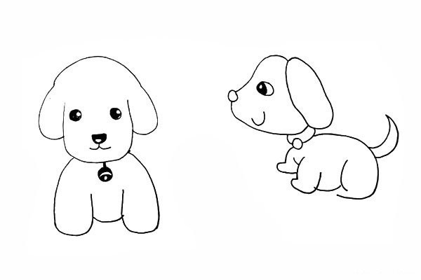 How to draw a cute puppy