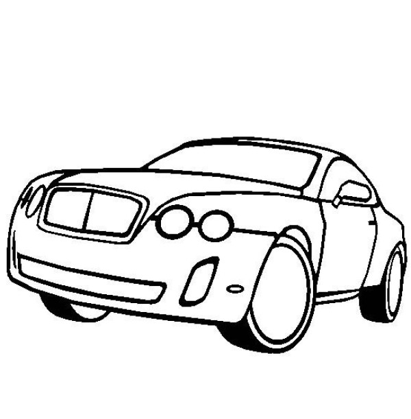 Bentley Continental simple strokes picture