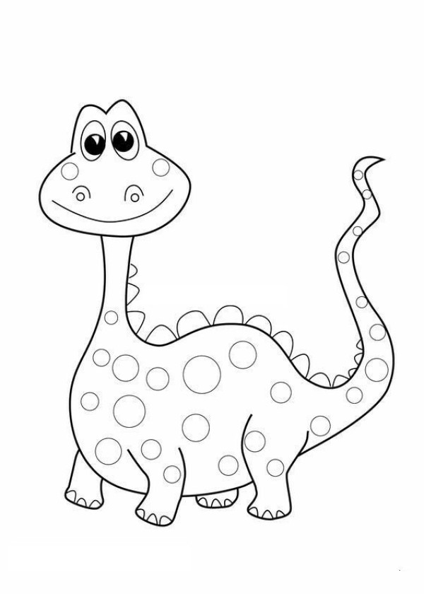 Learn to draw cute dinosaurs