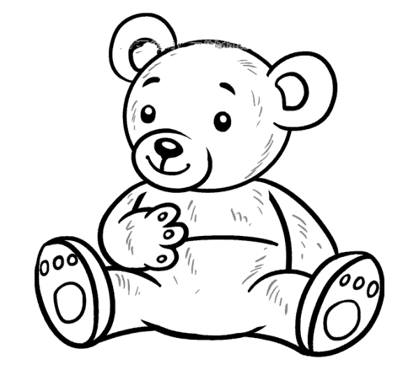 Cute cartoon bear