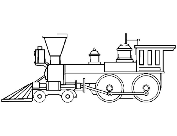 Steam train principle simple strokes