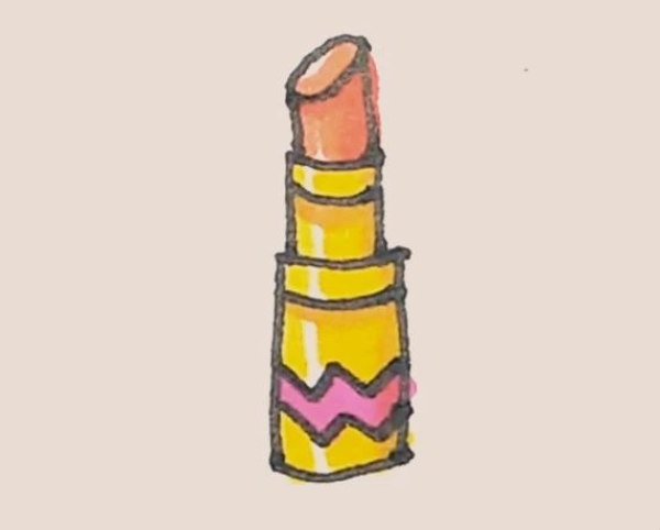 Simple drawing of lipstick