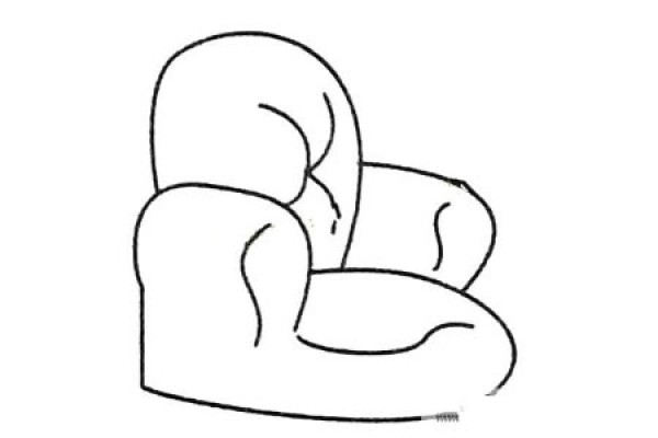 Sofa simple drawing tutorial