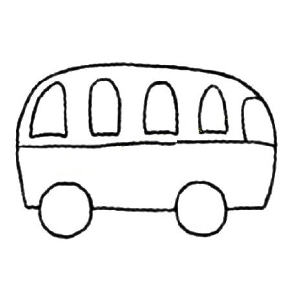 Big bus simple drawing tutorial