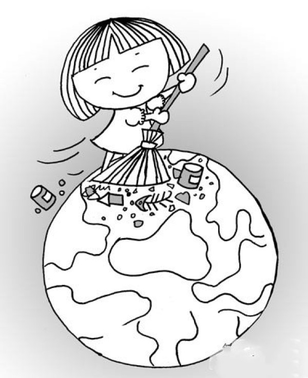 Please protect our earth simple drawing pictures