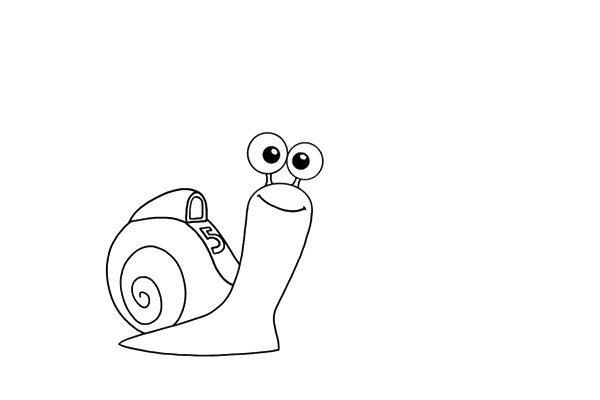 How to draw a very fast snail