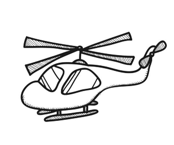 Cute helicopter simple drawing pictures