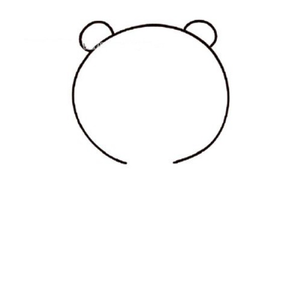 Super cute little bear hot air balloon simple drawing tutorial