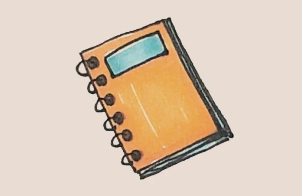 Simple drawing notebook