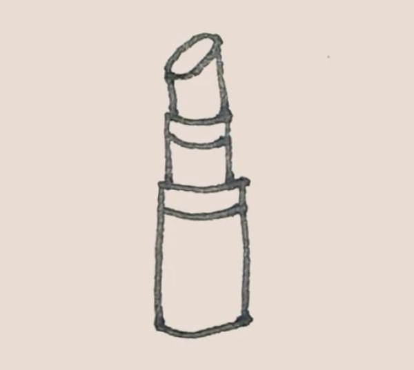 Simple drawing of lipstick