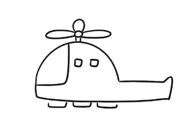 9 steps to draw a beautiful helicopter drawing