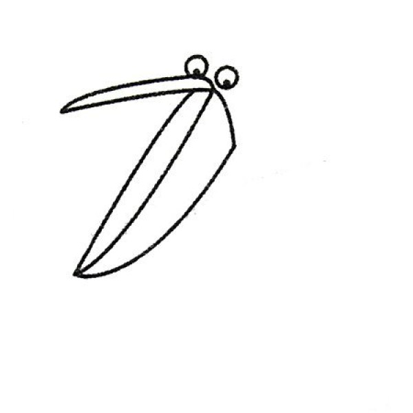 Complete collection of simple strokes of pelican and drawing steps