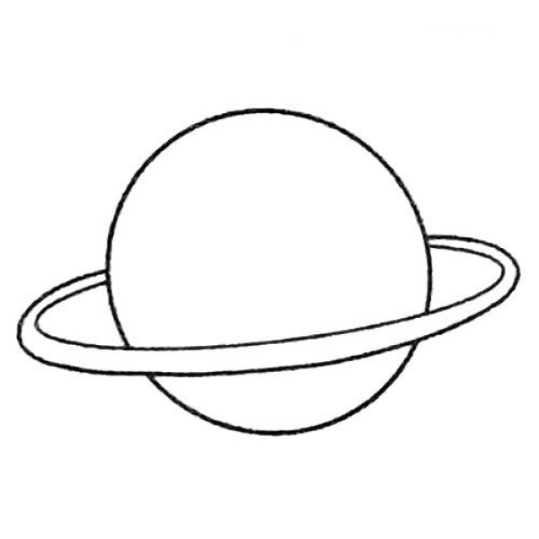 Complete collection of planet simple drawings and drawing steps