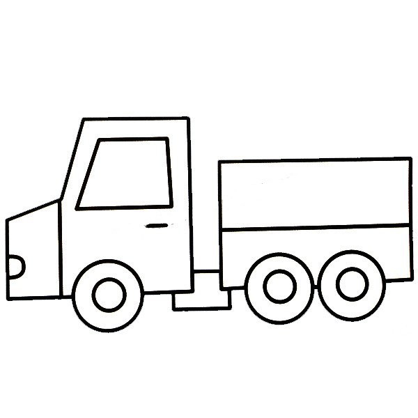 Toddlers learn to draw trucks