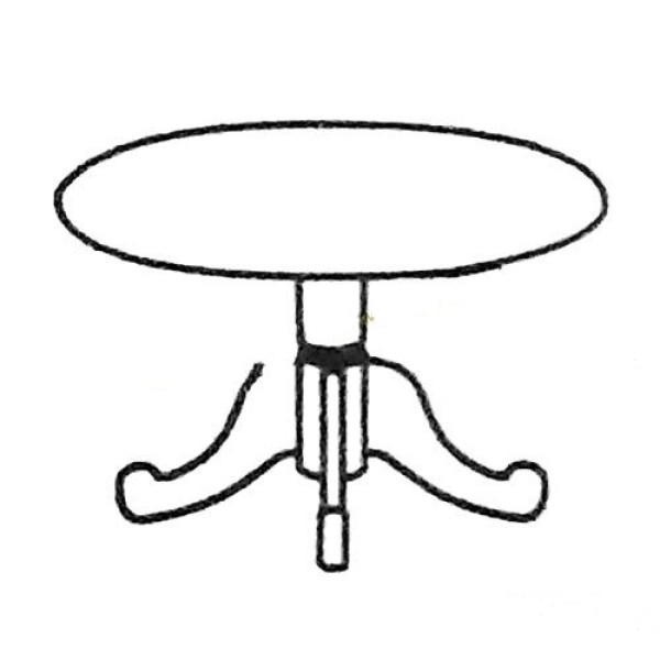 Complete collection of table simple drawings and drawing steps