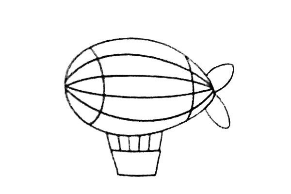 Learn to draw a hot air balloon