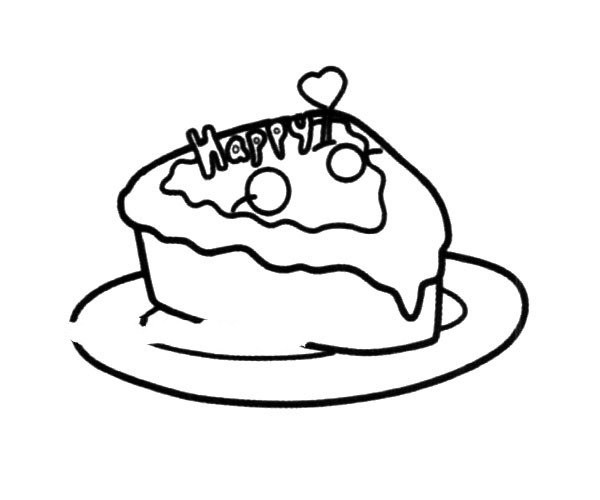 Simple picture of delicious cake