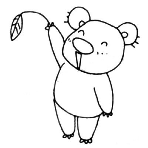 Cute koala simple drawing tutorial