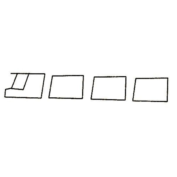 Complete collection of simple train drawings and drawing steps