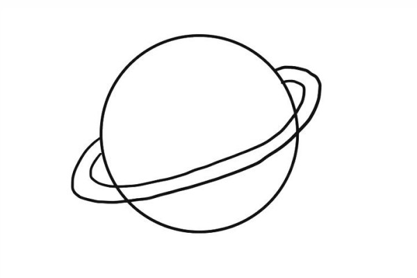 A set of planet simple drawing pictures